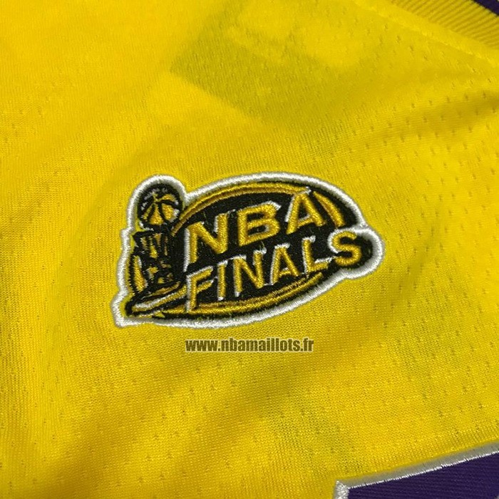 Maillot Los Angeles Lakers Kobe Bryant NO 8 Icon 1999-00 Finals Bound Jaune